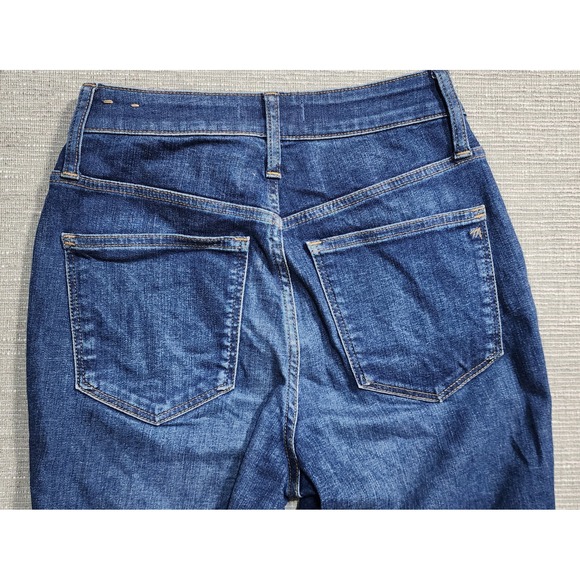 Madewell Curvy High-Rise Skinny Jeans Medium Wash Blue Denim Size 26 - Picture 5 of 9